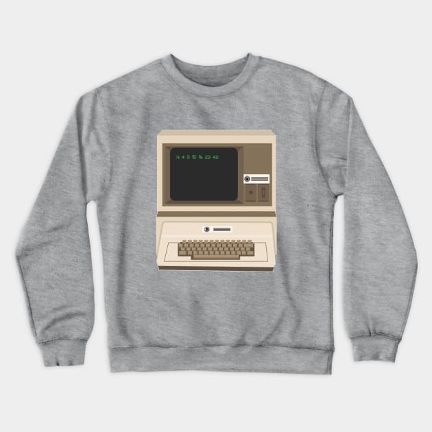 Dharma Initiative Computer Crewneck Sweatshirt by lauraporah